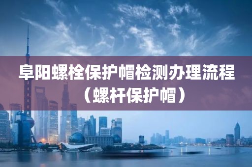 阜阳螺栓保护帽检测办理流程（螺杆保护帽）